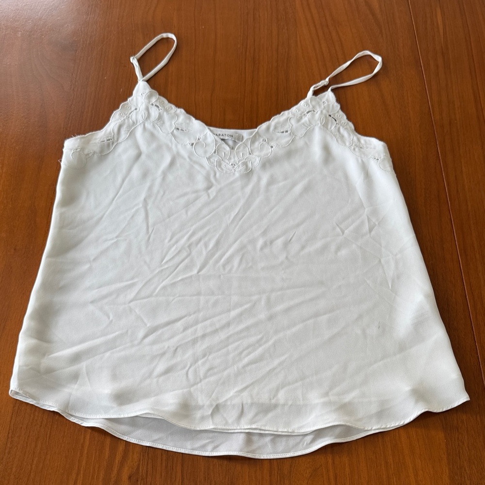 Babaton Cream Lace Cami Top